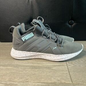 PUMA Women's Gray Contempt Demi Mesh Athletic Cross Trainer Sneaker Shoe US 9